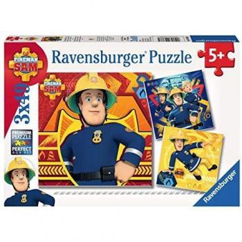 Ravensburger Fireman Sam 3-in-1 Puzzle Set - 3 x 49 Pieces