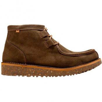 Botines unisex de piel N5631 LUX SUEDE FOREST / FELSEN para Hombre/Mujer color Forest