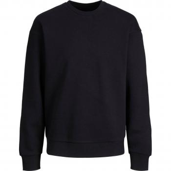 Jack & Jones Plus Size Crew Neck Sweatshirt - Jjebradley 3XL Black