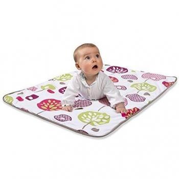 Babymoov Doomoo A044012 - Cobertor, diseño de flores, color blanco