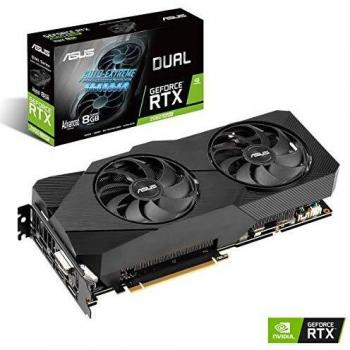 Asus Dual geforce RTX 2060 Super EVO Advanced Edition - Tarjeta gráfica de 8 GB gddr6, con Dos potentes Ventiladores axial-Tech para Disfrutar de Juegos Triple a y trazado de Rayos en Tiempo Real.