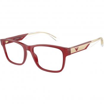 Emporio Armani EA3239 6093 Armazones para Hombre Borgoña, Lentes Recetadas Para Hombre Borgoña, Gafas Recetadas para Hombre Borgoña