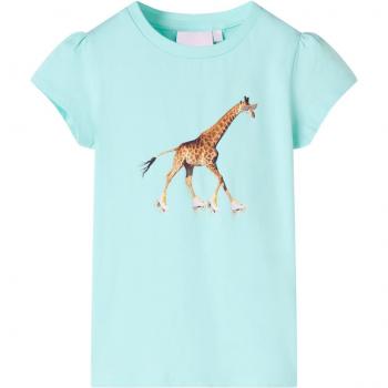 Camiseta infantil aguamarina claro 104