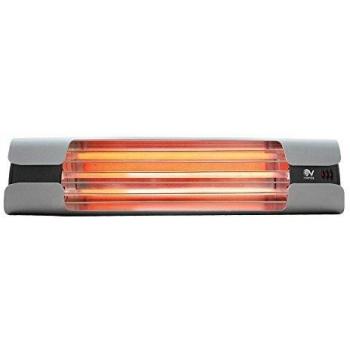 Calefactor de Cuarzo 1800W Gris Pulido con Tecnología Infrarroja