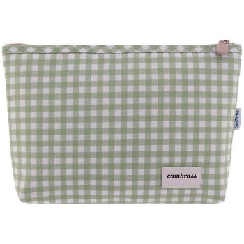 Bolsa de Aseo Abril Cambrass con Diseño Floral en Tamaño Compacto