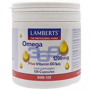 Nature's Aid Omega 3-6-9 + Vitamin D3 1200mg, 5mcg, 120 Capsules