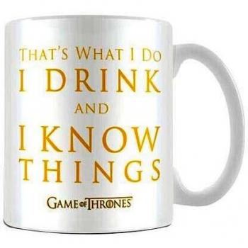 Game Of Thrones - Mug Drink & Know Things, 320 ML