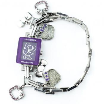 Reloj de Mujer Chronotech CT.6323L/09M - Caja de acero inoxidable, correa de piel negra, esfera blanca con detalles en plata, resistencia al agua hasta 30 metros, diámetro de la caja 20 mm