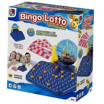 Color Baby Bingo con Bombo, 90 números y 48 cartones