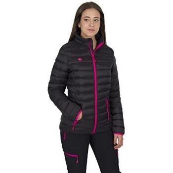 Izas Kara Chaqueta De Fibra, Mujer, Negro/Fuxia, XXL