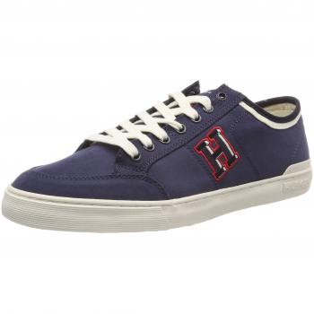 Tommy Hilfiger Men's Core Corporate Seasonal Sneaker Low-Top, Blue