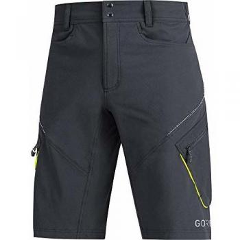 GORE WEAR C3 Pantalón corto para hombre, L, negro