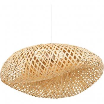 Lámpara colgante de bambú Beddy - Beige - Diámetro 50 cm