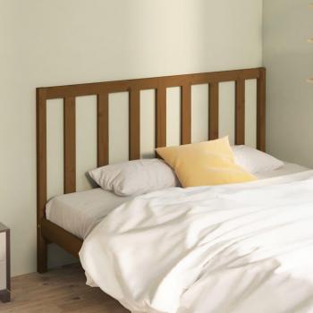 Cabecero para cama Miel 146x4x100 cm Madera maciza de pino