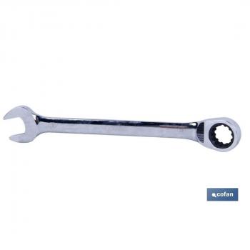 Llave Combinada con Carraca Reversible 8mm a 24mm COFAN