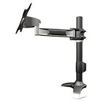 Soporte de Mesa Aavara TI110 para Pantalla Plana, Brazo Giratorio, Compatible con VESA 75x75 y 100x100 mm, Color Negro