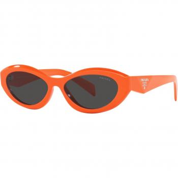 Prada PR 26ZS 12L08Z Women's Geometric Orange Sunglasses Size 55