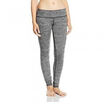 Skiny Damen Yoga Hose Lang Mallas de Entrenamiento, Black Grey Melange, 38