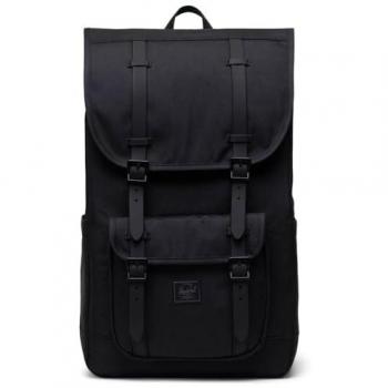 Herschel Little America Black Tonal Backpack with Laptop Pocket Unisex