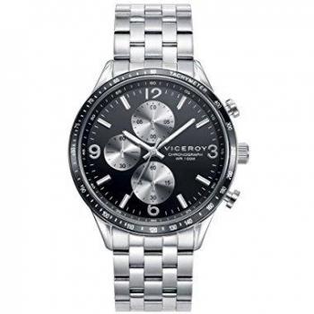Reloj Viceroy Hombre Crono Plateado