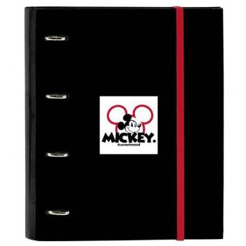 Carpeta 4 Anillas 35mm con Recambio Mickey Mouse 'Mickey Mood' - Safta