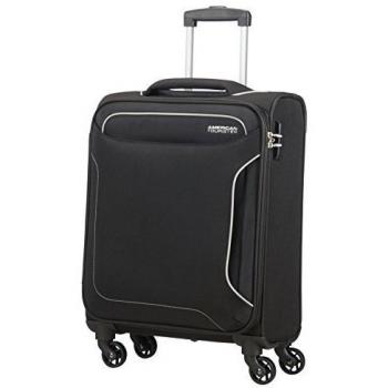 American Tourister Holiday Heat - Spinner Equipaje de Mano, 55 cm, 38 l, Negro