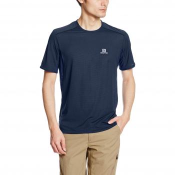 Salomon Trail Runner Camiseta de Manga Corta, Hombre, Oscuro