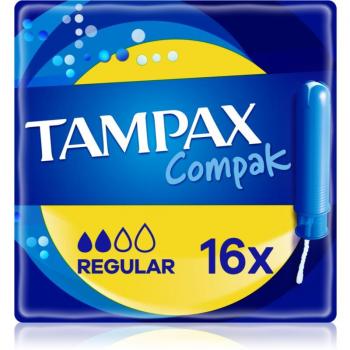 Tampax Compak Regular Tampons with Applicator - 16 Count