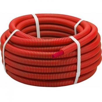 Tubo revestido rojo Ø12 mm - Longitud 25 metros NOYON & THIEBAULT