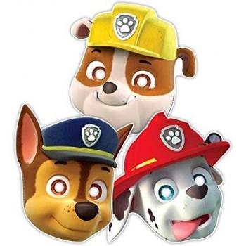 Patrulla Canina - Máscaras con goma para sujetar
