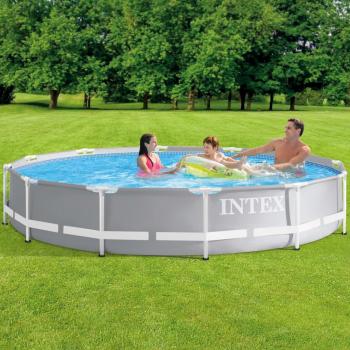 Conjunto de piscina Prism Frame Premium 366x76 cm Intex