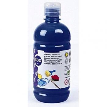 Liderpapel - Tempera escolar 500 ml, color azul marino