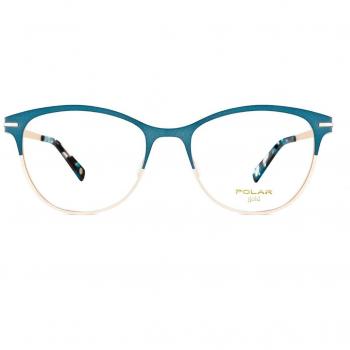Polar Dorados 215 09 Armazones para Hombre Azules con Lentes Recetadas de 53 mm