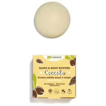 Crema Sólida Nutritiva para Manos y Cuerpo Coccola - La Saponaria, 80 ml