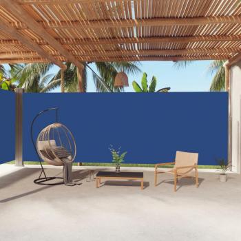 Toldo lateral retráctil 220x1000 cm Color Negro, Crema, Antracita y Azul