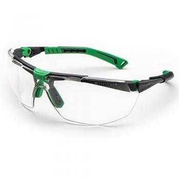 Univet 5X1.03.00.00 Gafas de seguridad, Grey/green