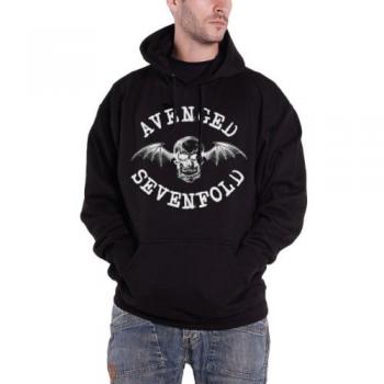 Avenged Sevenfold Men's Logo Hoodie - Black - Size S - 80% Cotton, 20% Polyester
