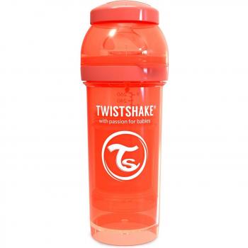 Twistshake 78314 - Biberón, color pastel coral