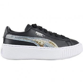 Puma Basket Platform Trailblazer SQN PS 2019 - Zapatillas, Color Blanco y Rosa, Color, Talla 30 EU
