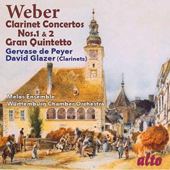 Von Weber : Concertos pour clarinette 1 et 2 - Quintette. De Peyer, Faerber. - Carl Maria Von Weber