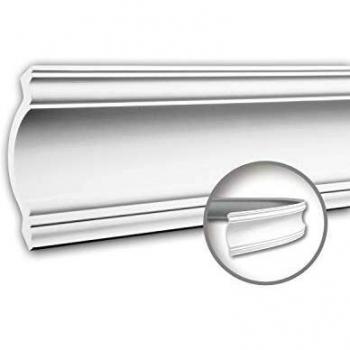 Cornisa Flexible de Estuco Neoclásico Blanco 2 m - Profhome Decor 150117F