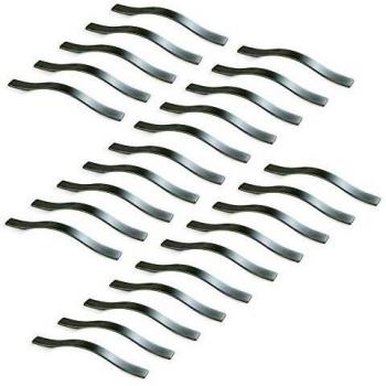 Emuca 9165164 Tirador para mueble, Cromado Mate