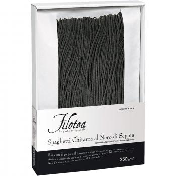 Spaghetti al Nero di Seppia 250gr. Filotea. 20un.