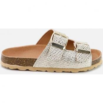 Sandalias de niña en piel metalizada con hebillas Eli 1957