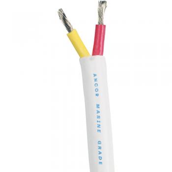 Ancor Marine Grade Tinned Duplex Safety Cable - 14/2 AWG - Red/Yellow - Round - 100 ft