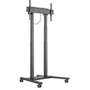 Soporte de Piso Ajustable en Altura Multibrackets MB6751 para Pantallas de hasta 90 (60 kg) - Negro