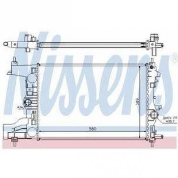 Nissens 630726 Refrigerantes del Motor