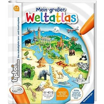 Atlas Mundial Interactivo TipToi con Sonidos y Actividades Educativas