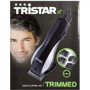 Tristar TR-2547 - Cortapelos, 4 peines, con mango de goma