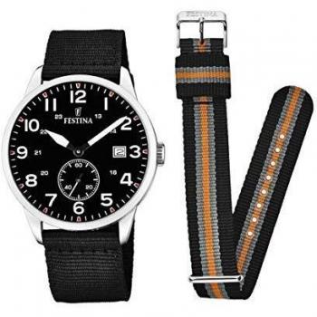 Festina Unisex Adult Analogue Classic Quartz Watch with Nylon Strap F20347/3